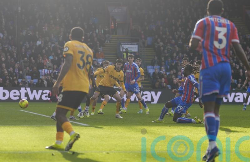 Evann Guessand&rsquo;s last-gasp effort enough as Crystal Palace defeat 10-man Wolves
