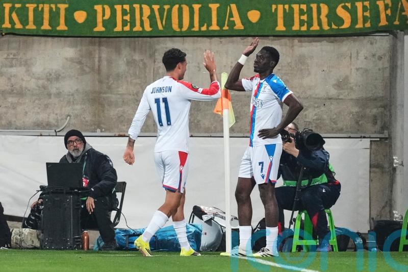 Ismaila Sarr double sends Crystal Palace through to Conference League last eight