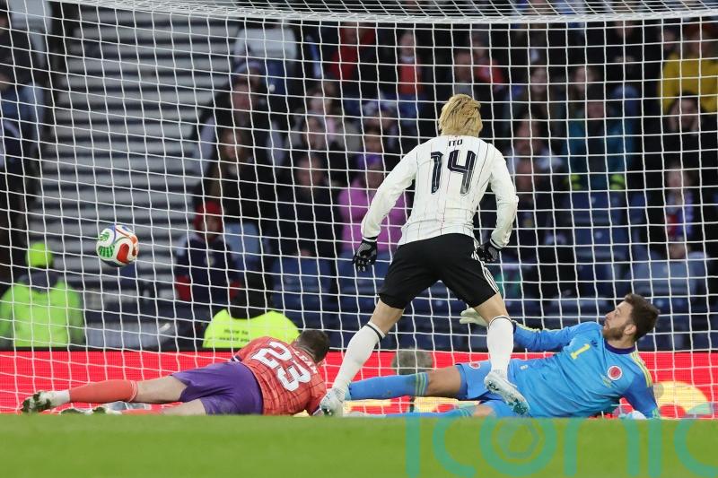 Japan strike late to beat Scotland at Hampden